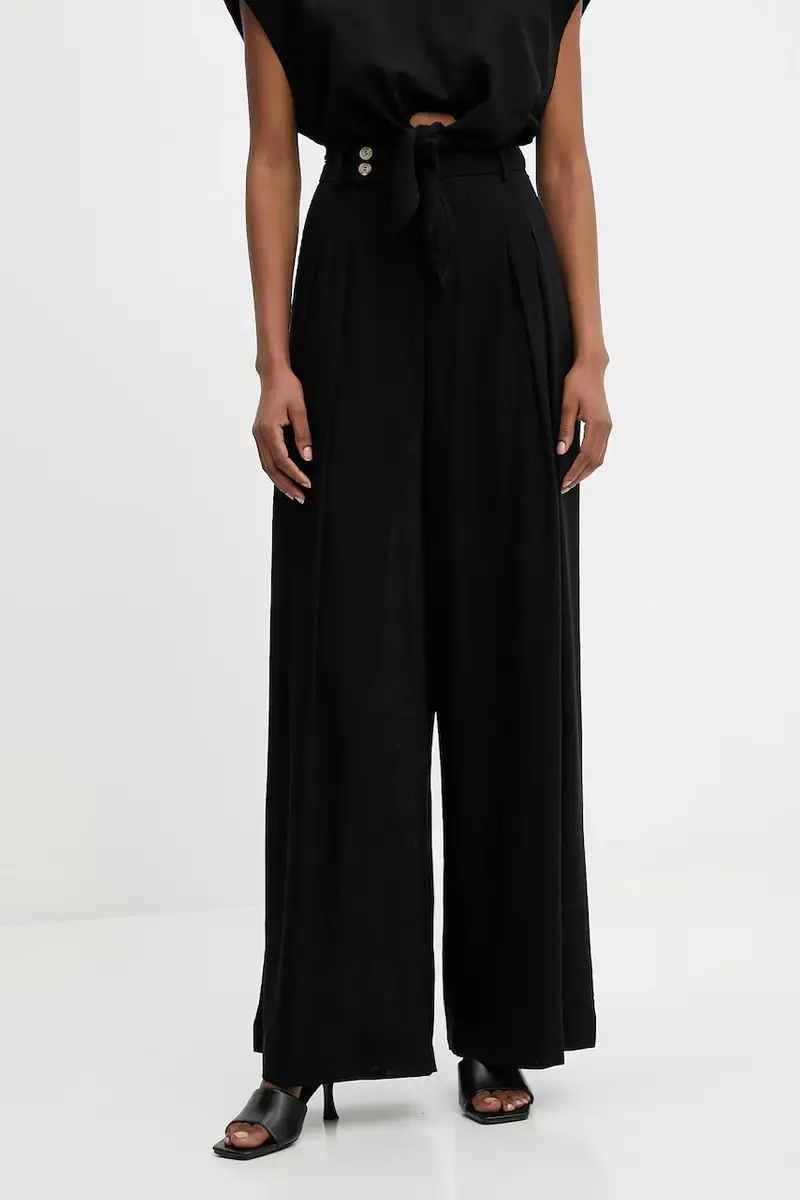 completo di lino donna colore nero miniatura 3