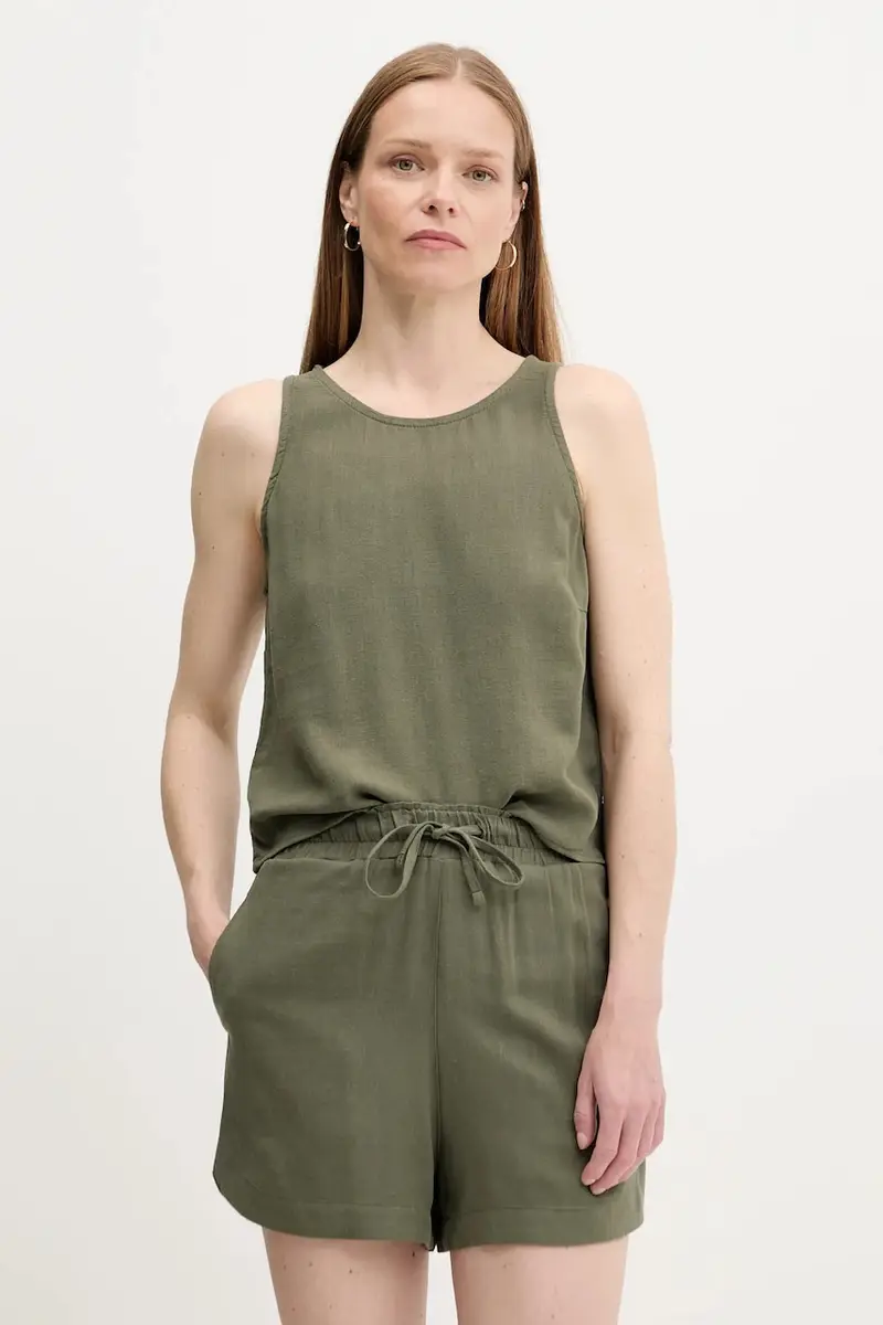 completo di lino donna colore verde