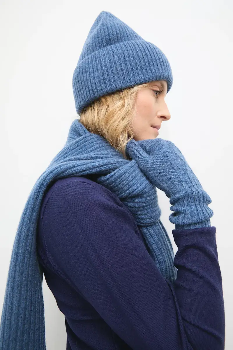 completo in lana Blu