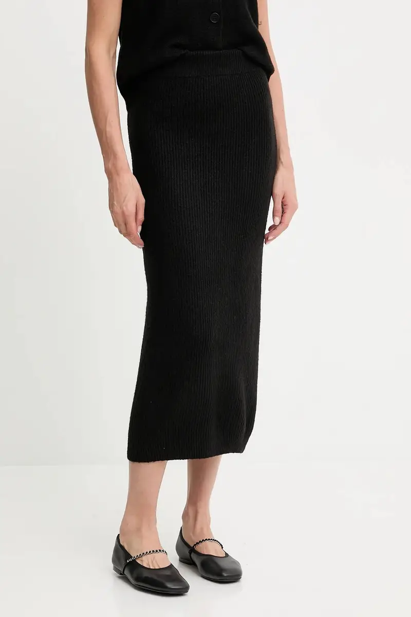 completo in lana colore nero miniatura 3