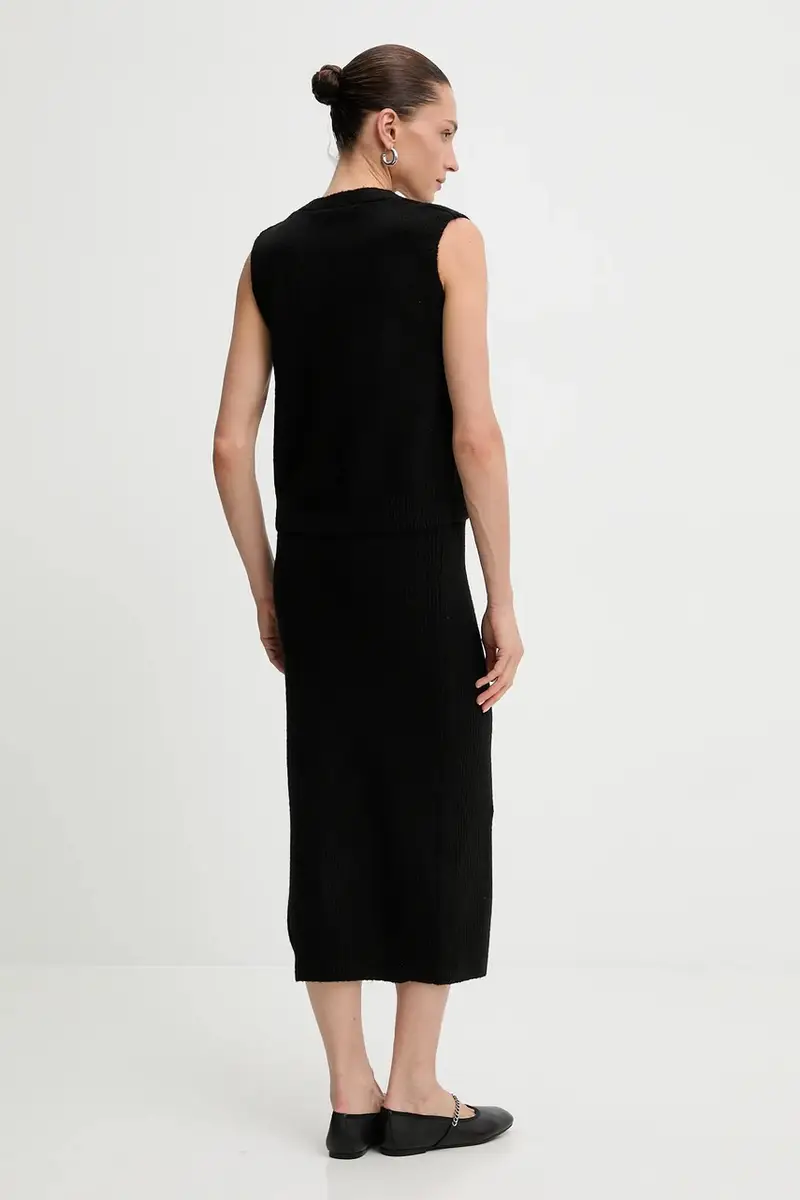 completo in lana colore nero miniatura 4