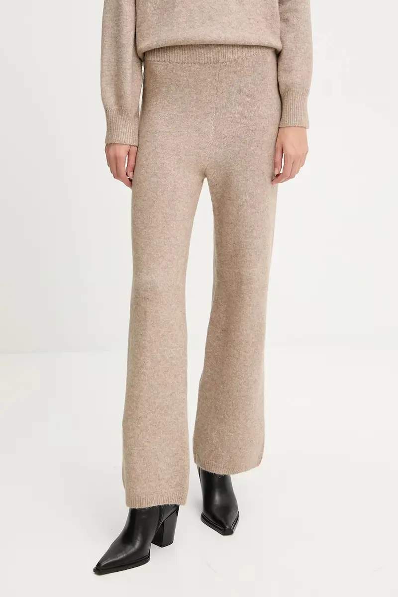 completo in lana donna colore beige miniatura 3