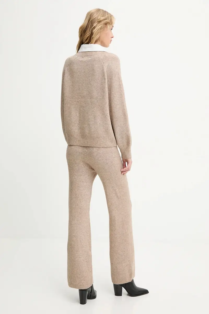 completo in lana donna colore beige miniatura 4