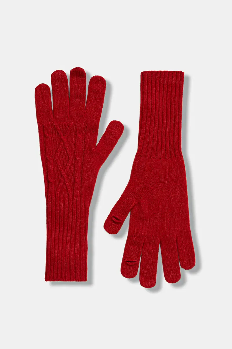 completo in lana Rosso miniatura 3