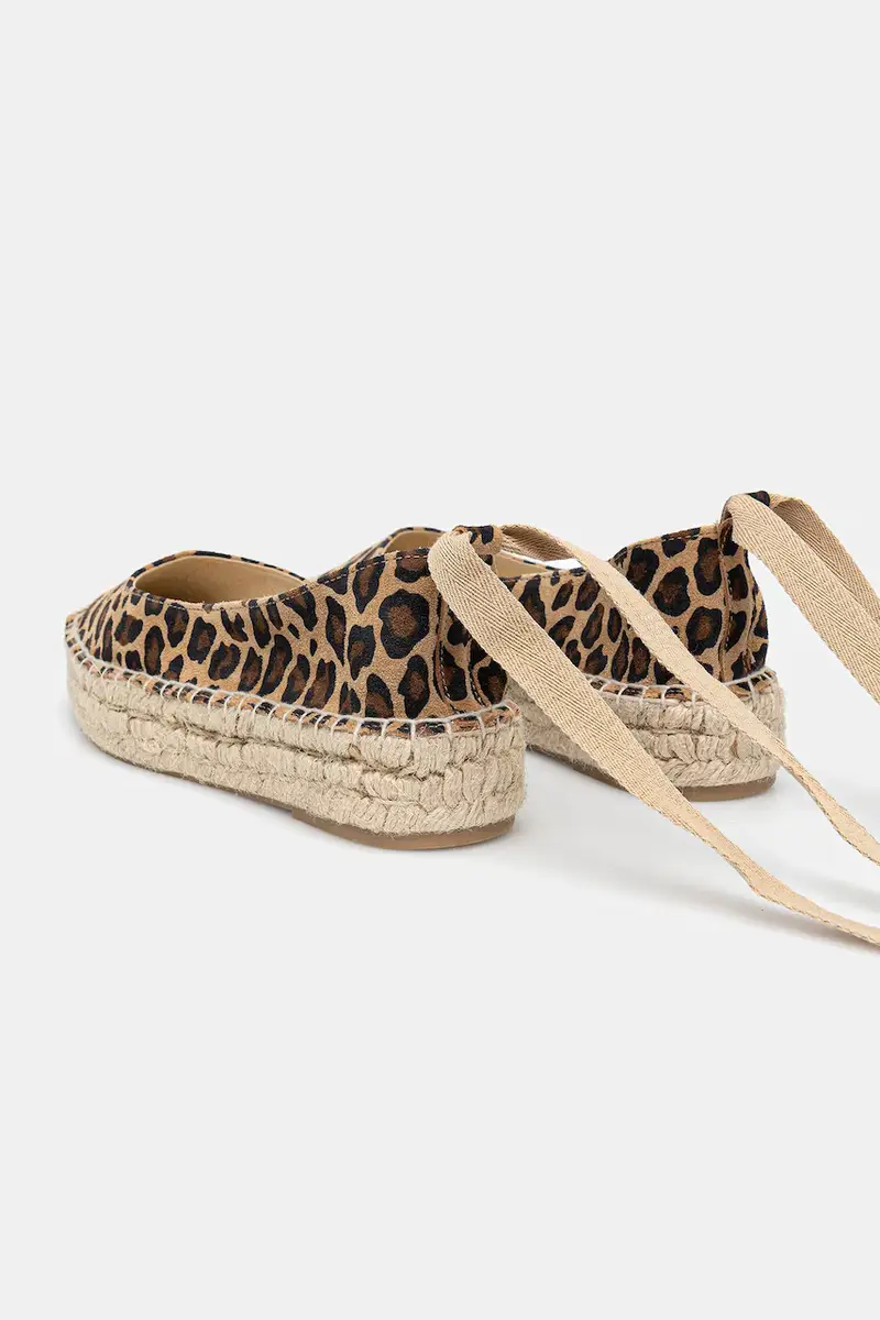espadrillas in pelle scamosciata colore marrone miniatura 3