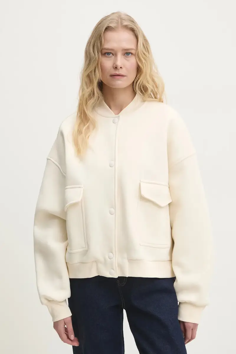 felpa donna colore beige