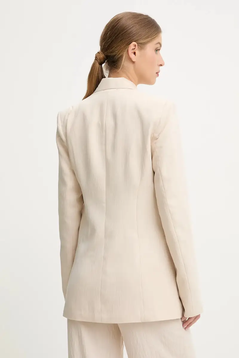 giacca colore beige miniatura 3