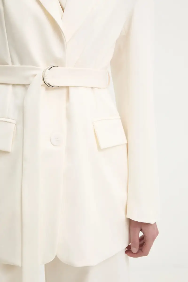 giacca colore beige miniatura 5