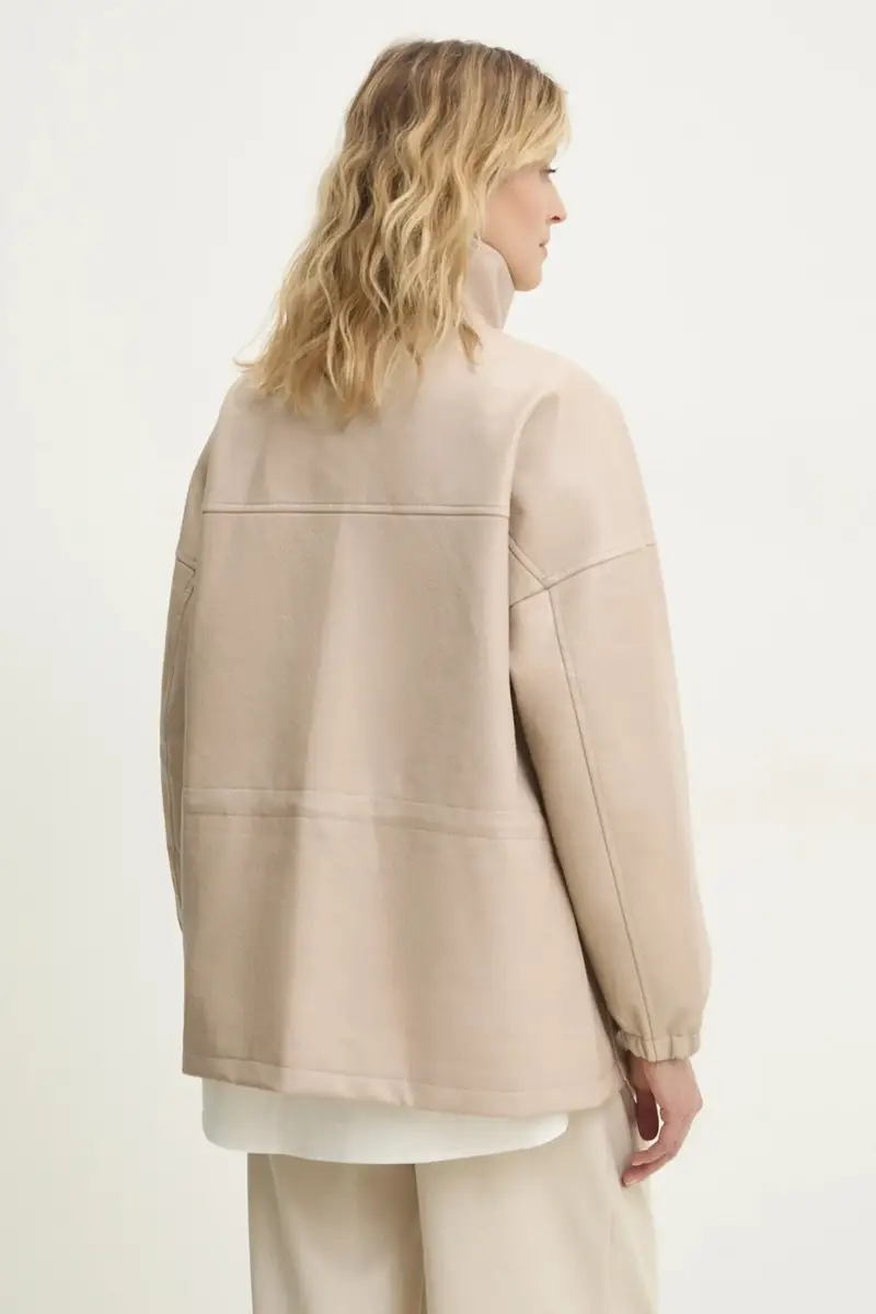 giacca colore beige miniatura 3