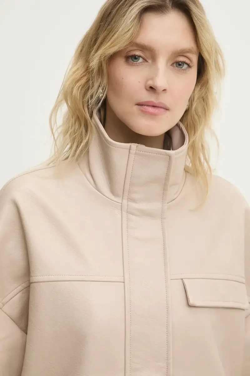 giacca colore beige miniatura 4