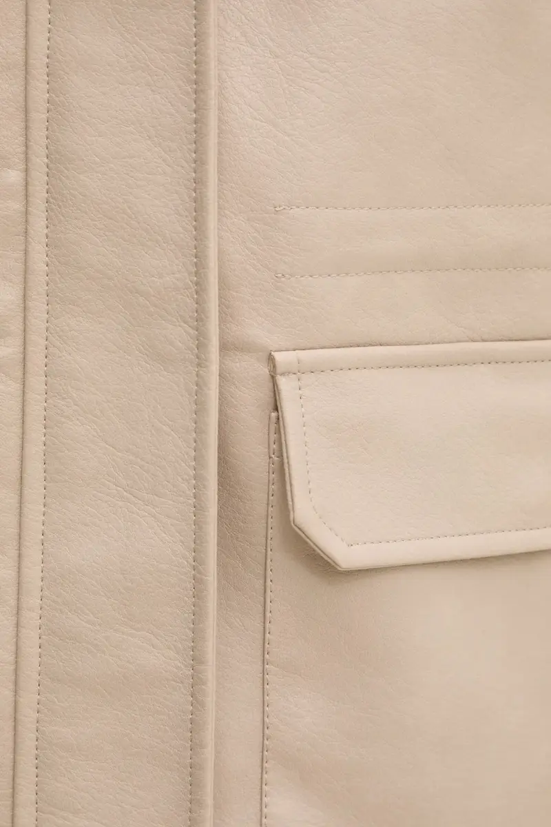 giacca colore beige miniatura 5