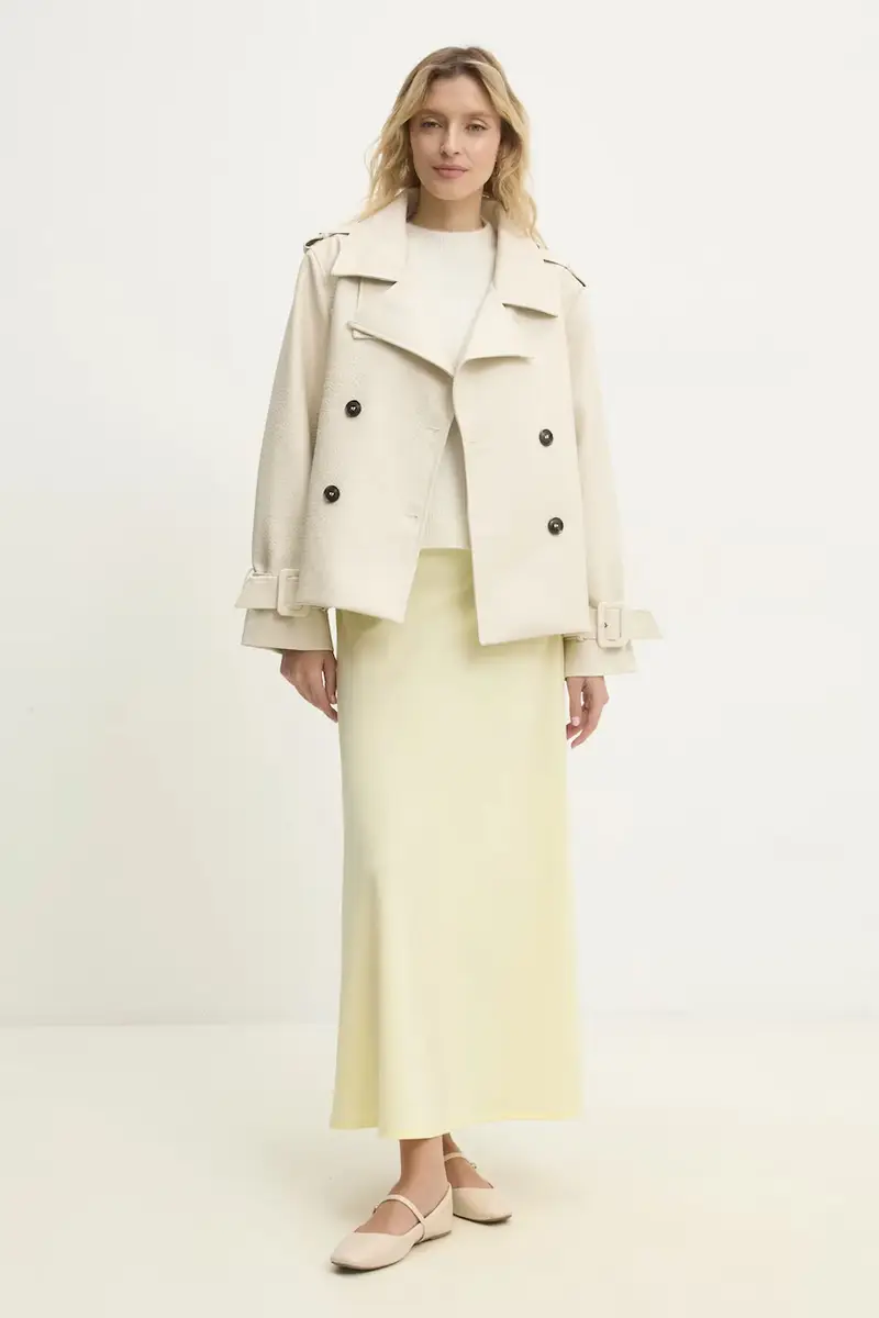 giacca colore beige miniatura 2