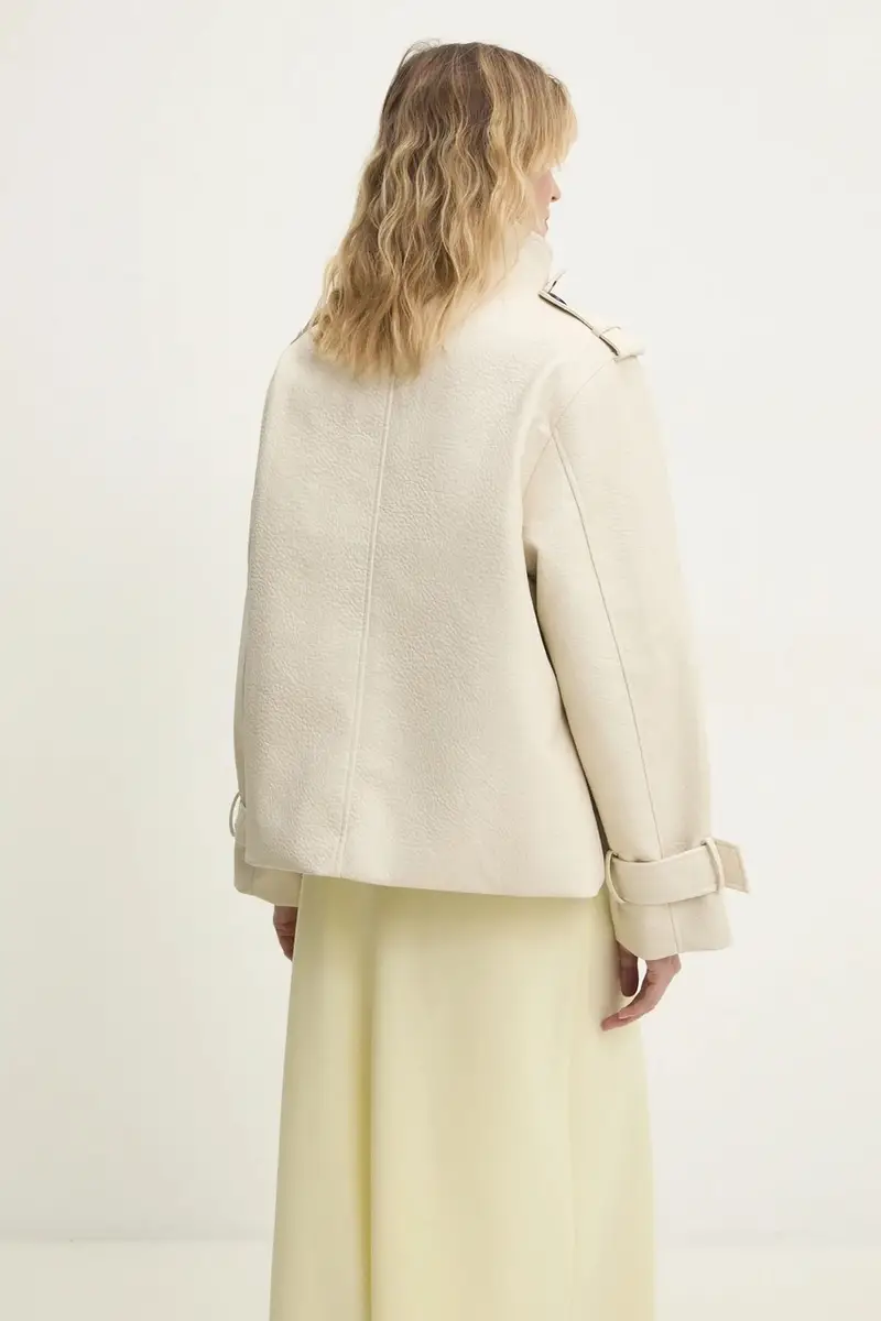 giacca colore beige miniatura 3