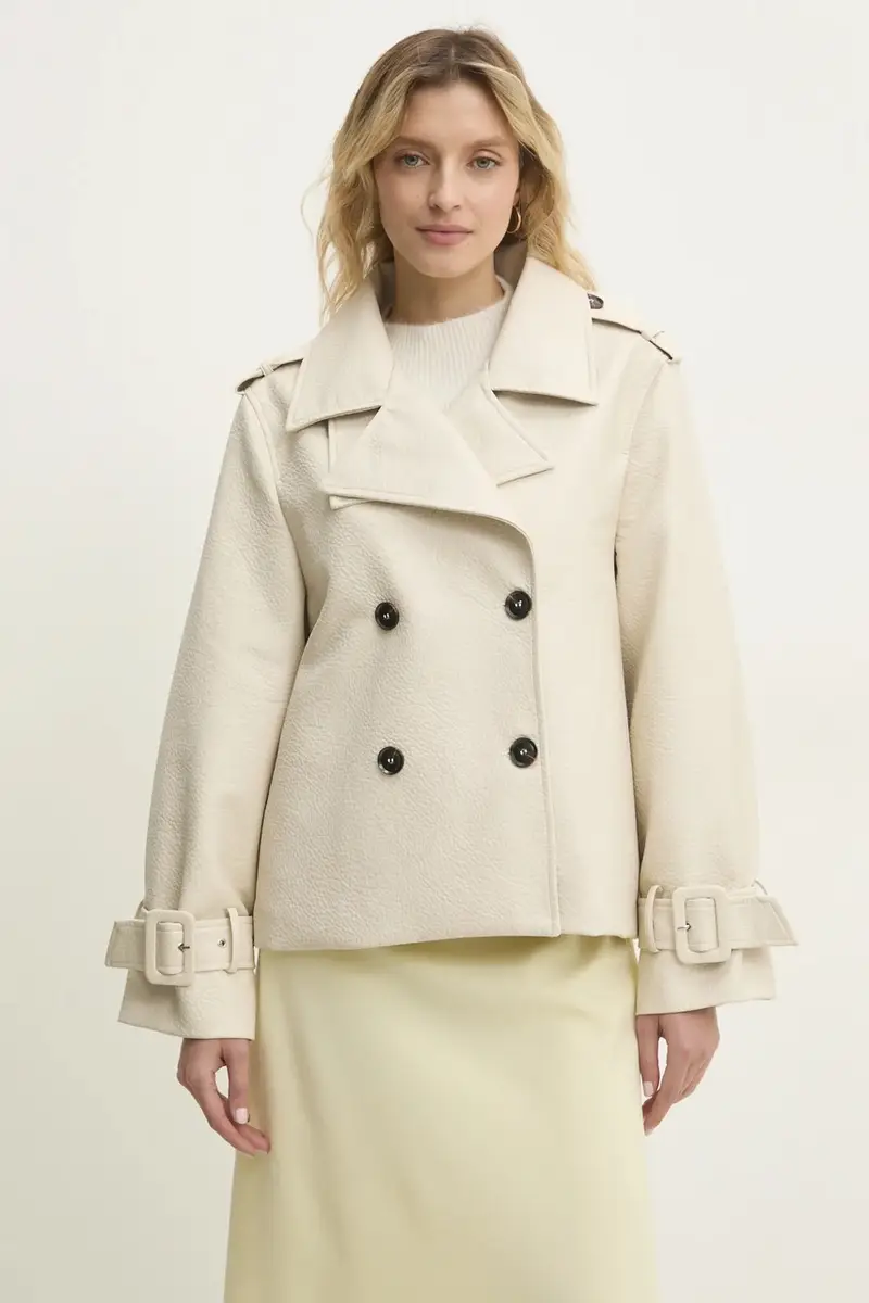 giacca colore beige miniatura 4