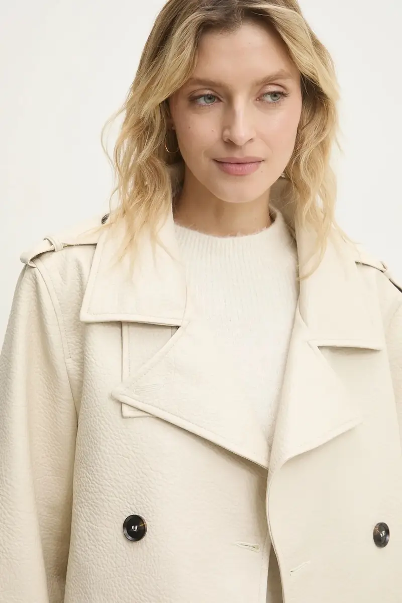 giacca colore beige miniatura 5