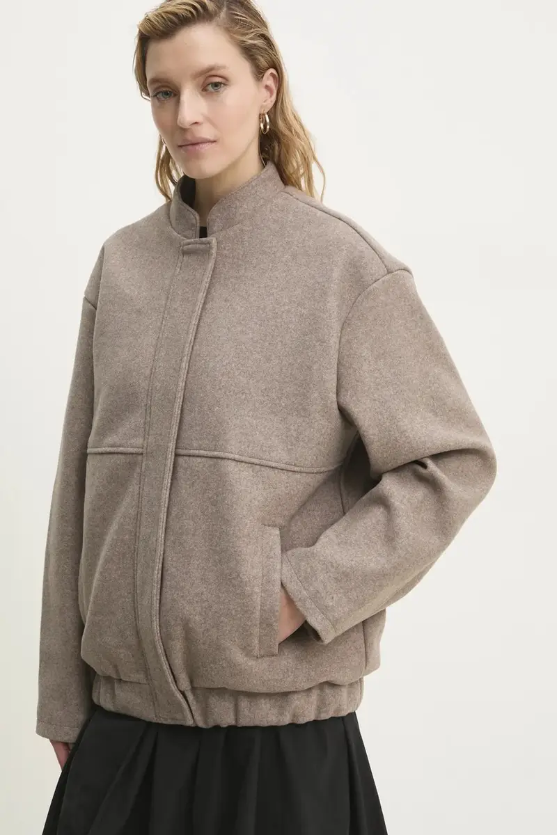 giacca colore beige miniatura 4