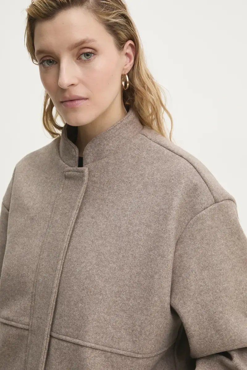 giacca colore beige miniatura 5