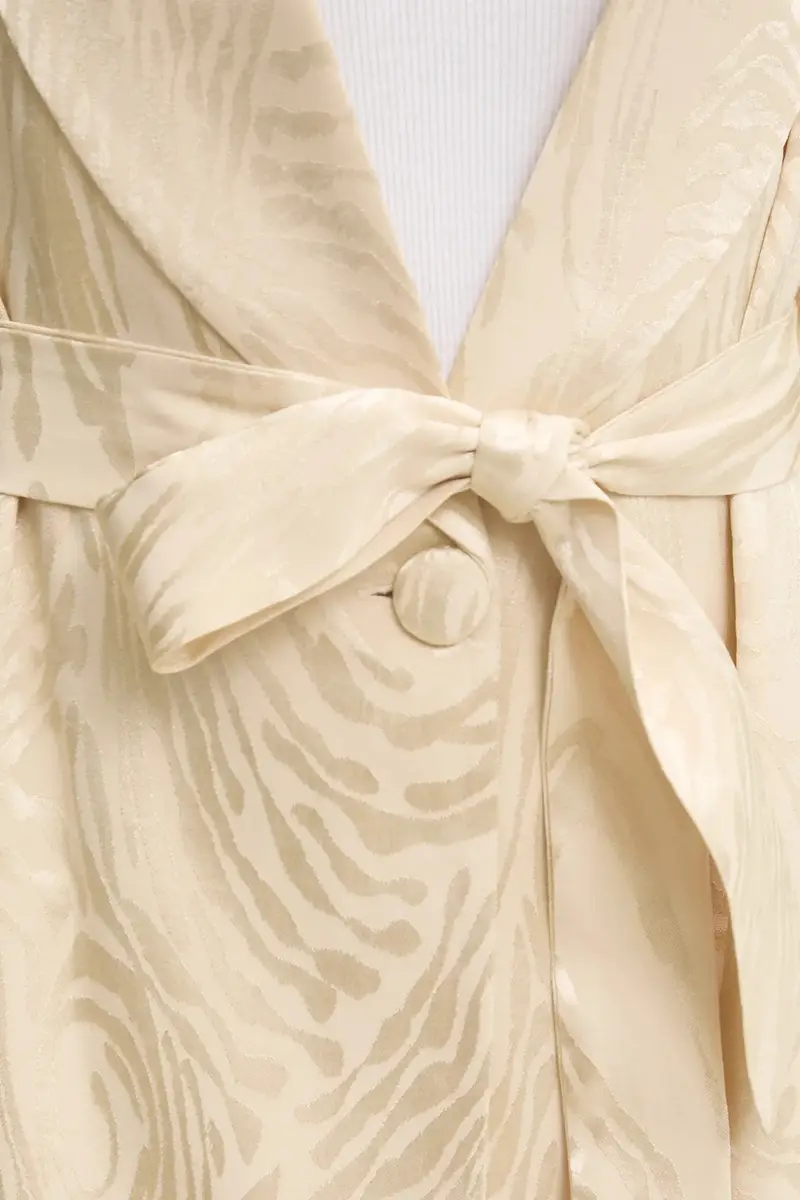 giacca colore beige miniatura 5