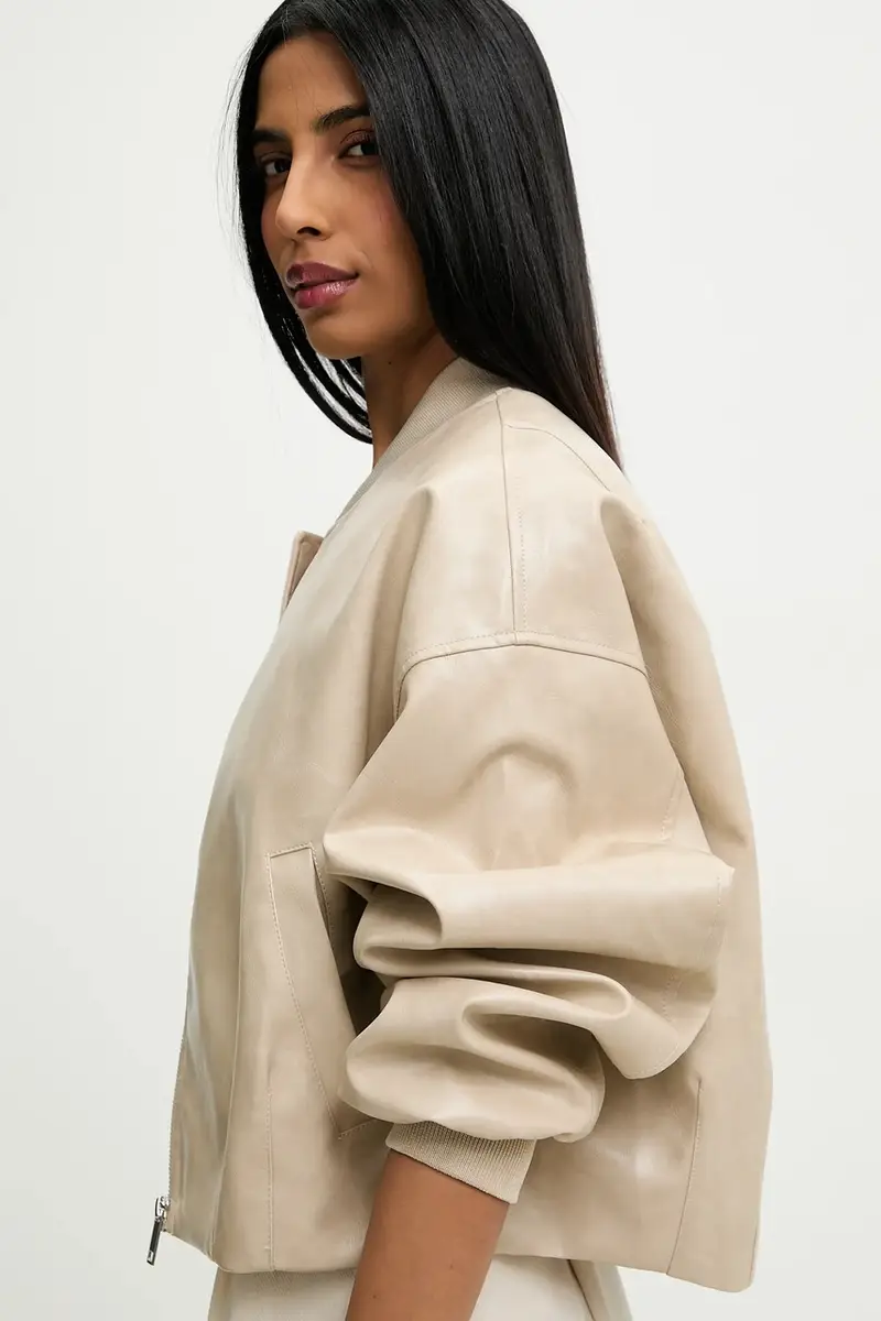 giacca colore beige miniatura 4