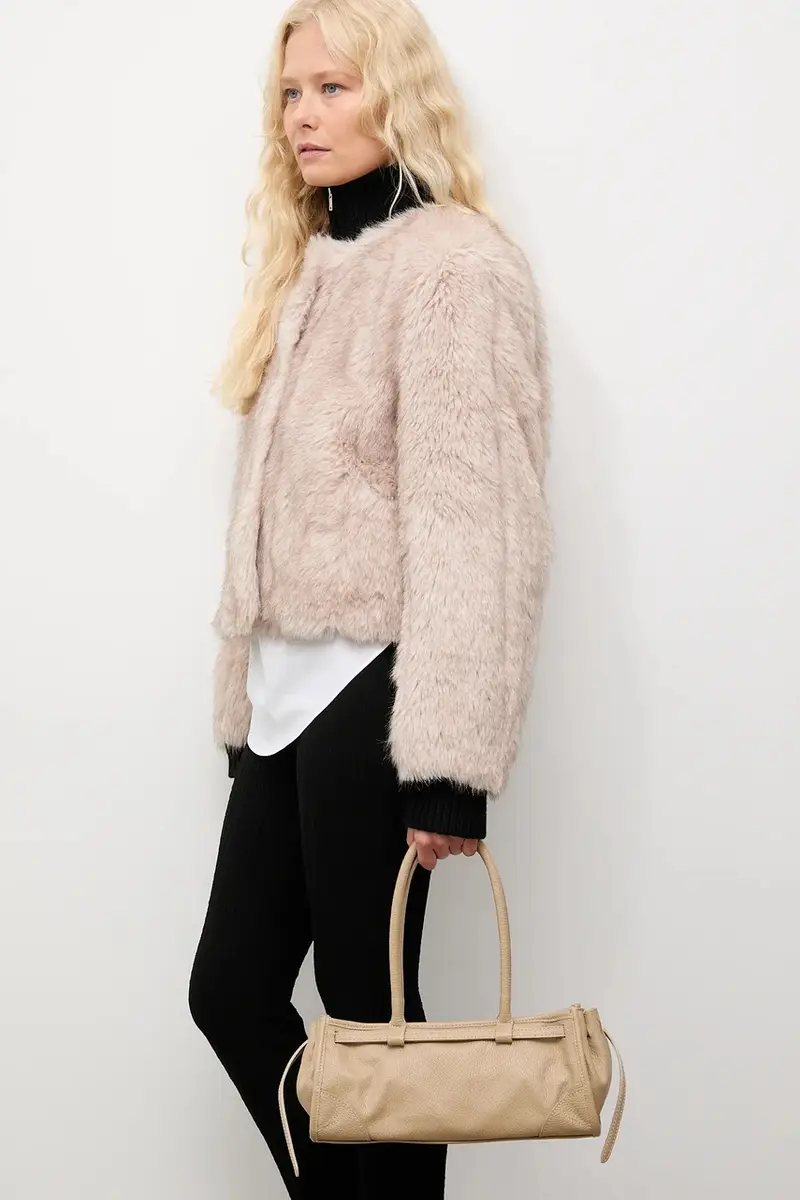 giacca colore beige miniatura 5