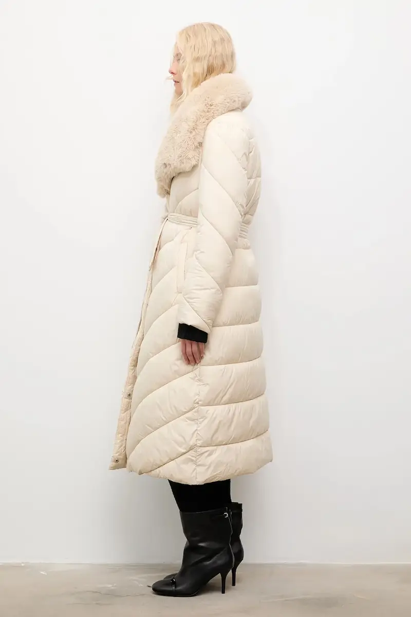 giacca colore beige miniatura 4