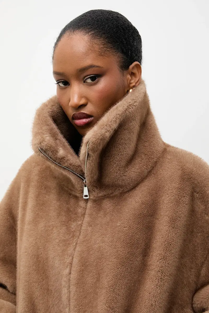 giacca colore beige miniatura 5