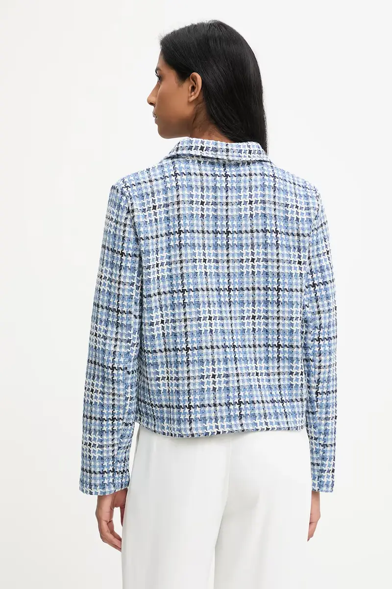 giacca colore blu miniatura 3