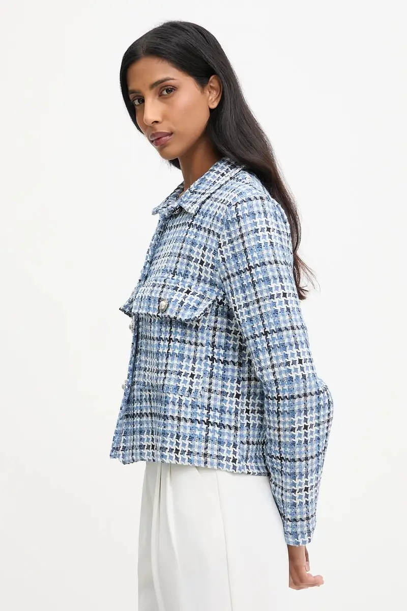 giacca colore blu miniatura 4