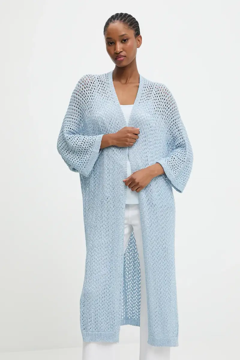 giacca colore blu miniatura 4