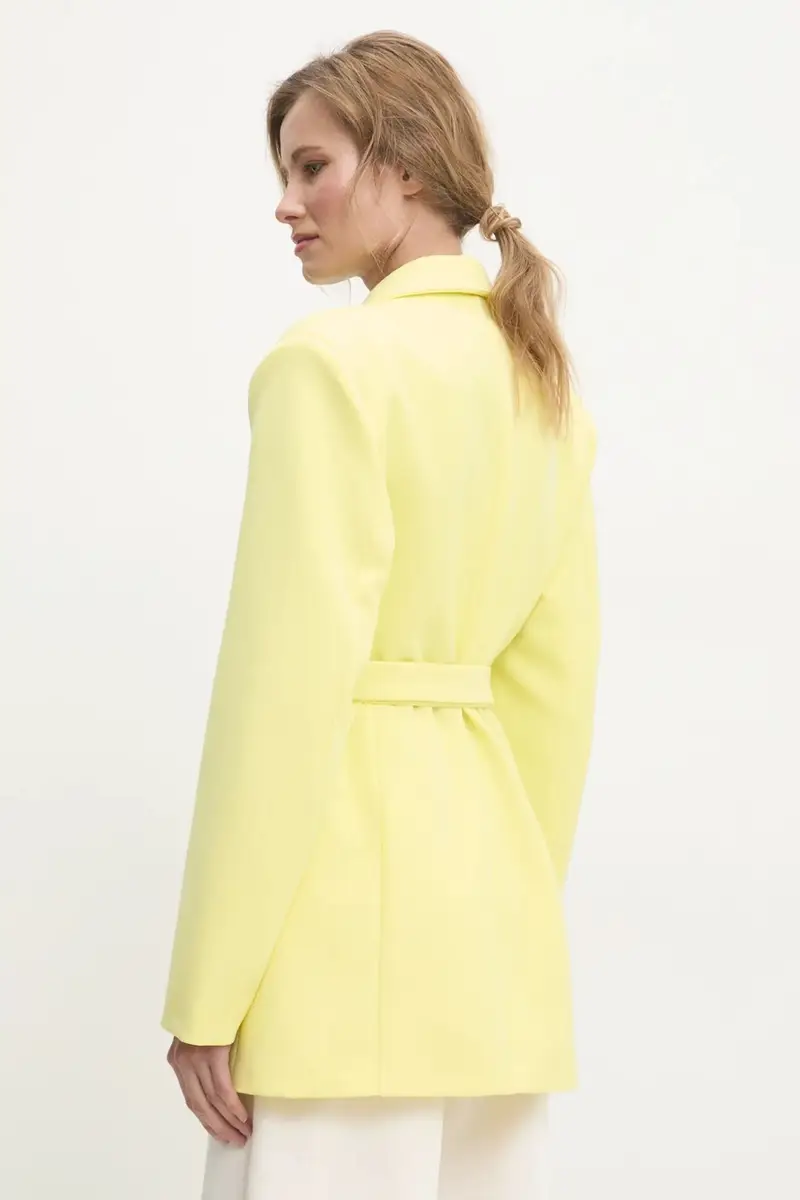 giacca colore giallo miniatura 3