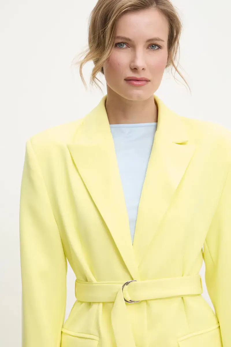 giacca colore giallo miniatura 4