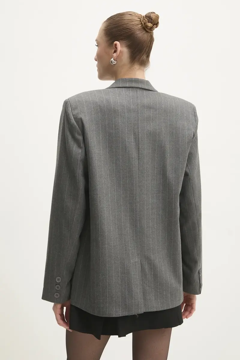 giacca colore grigio miniatura 3