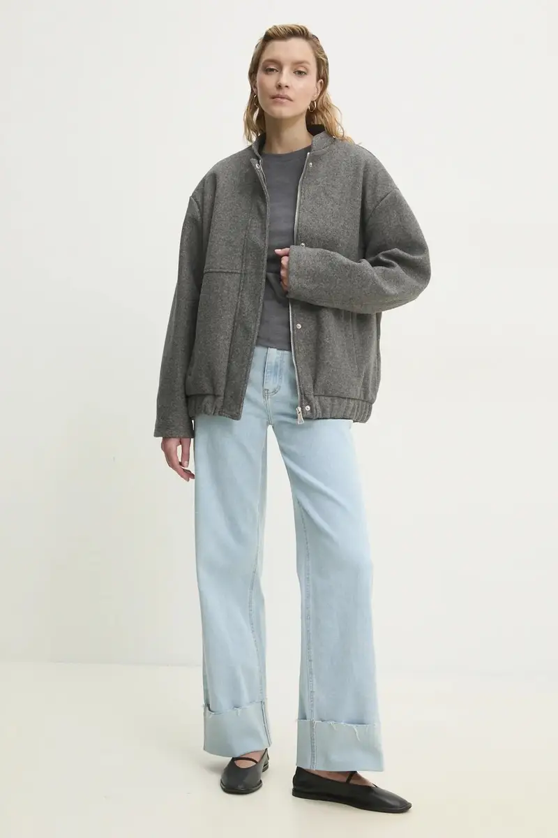 giacca colore grigio miniatura 2