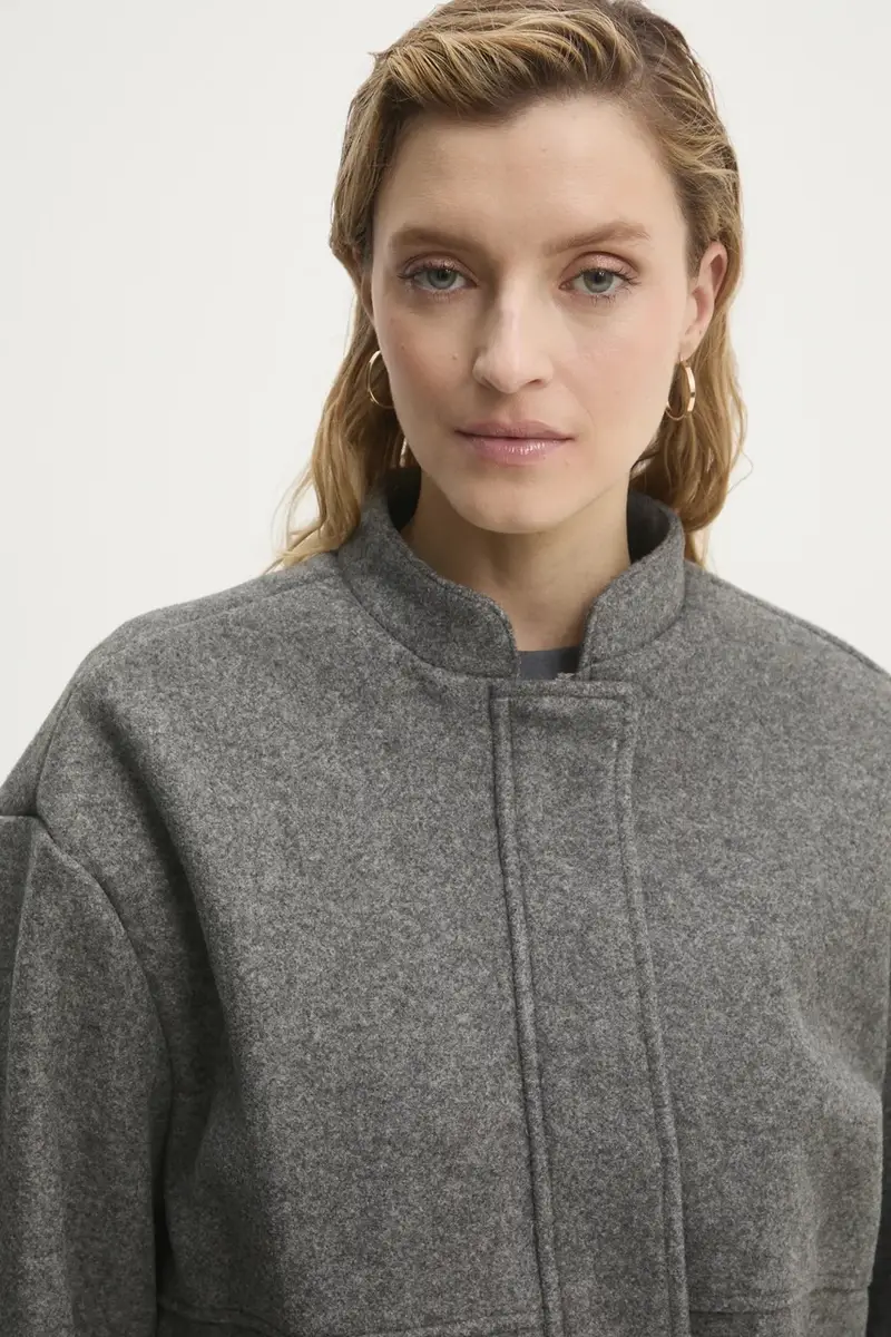 giacca colore grigio miniatura 4