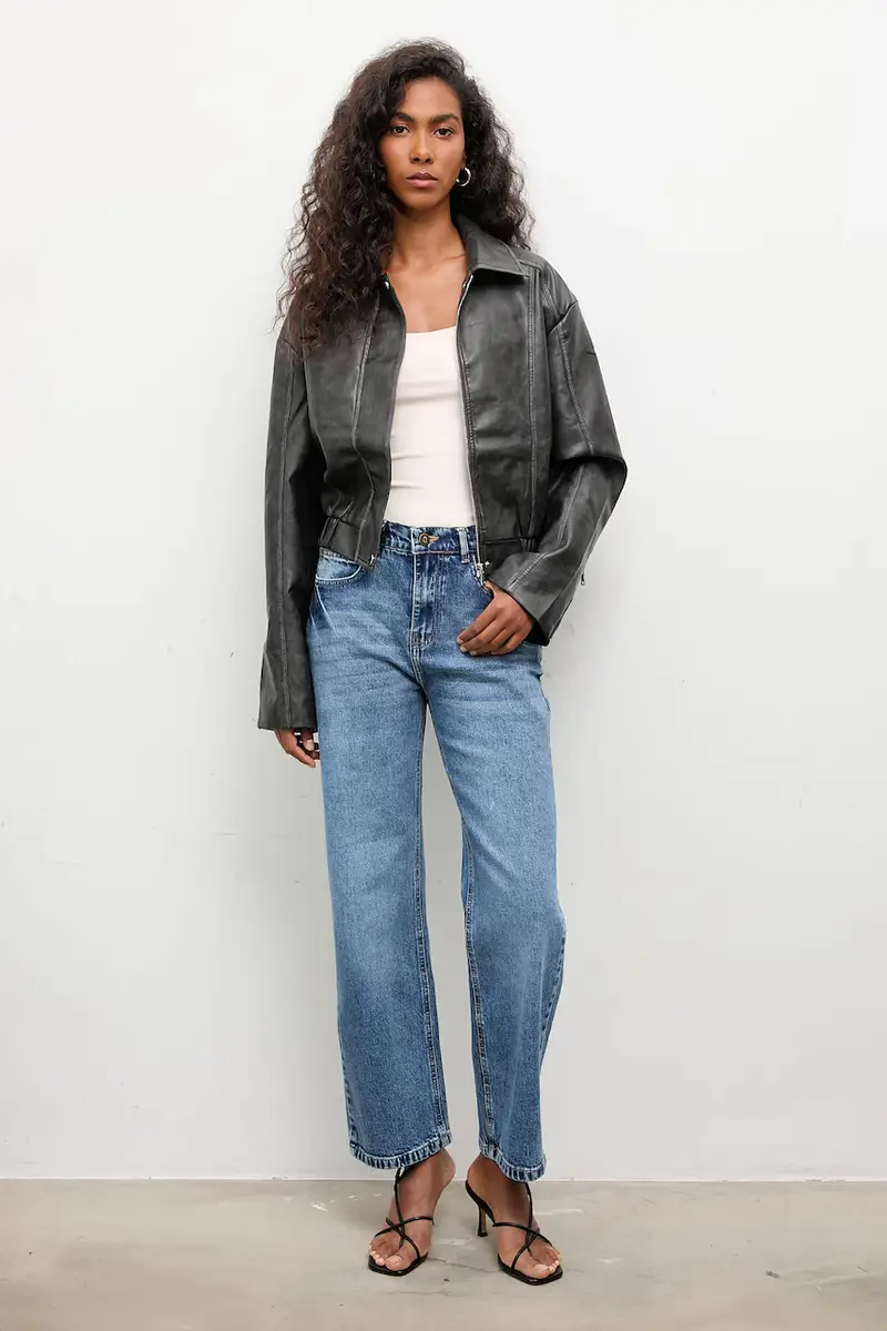 giacca colore grigio miniatura 2