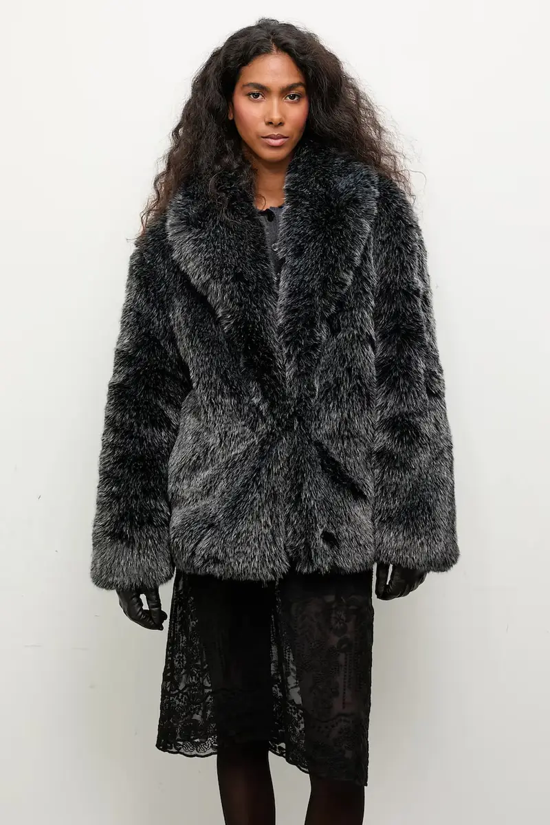 giacca colore grigio miniatura 4