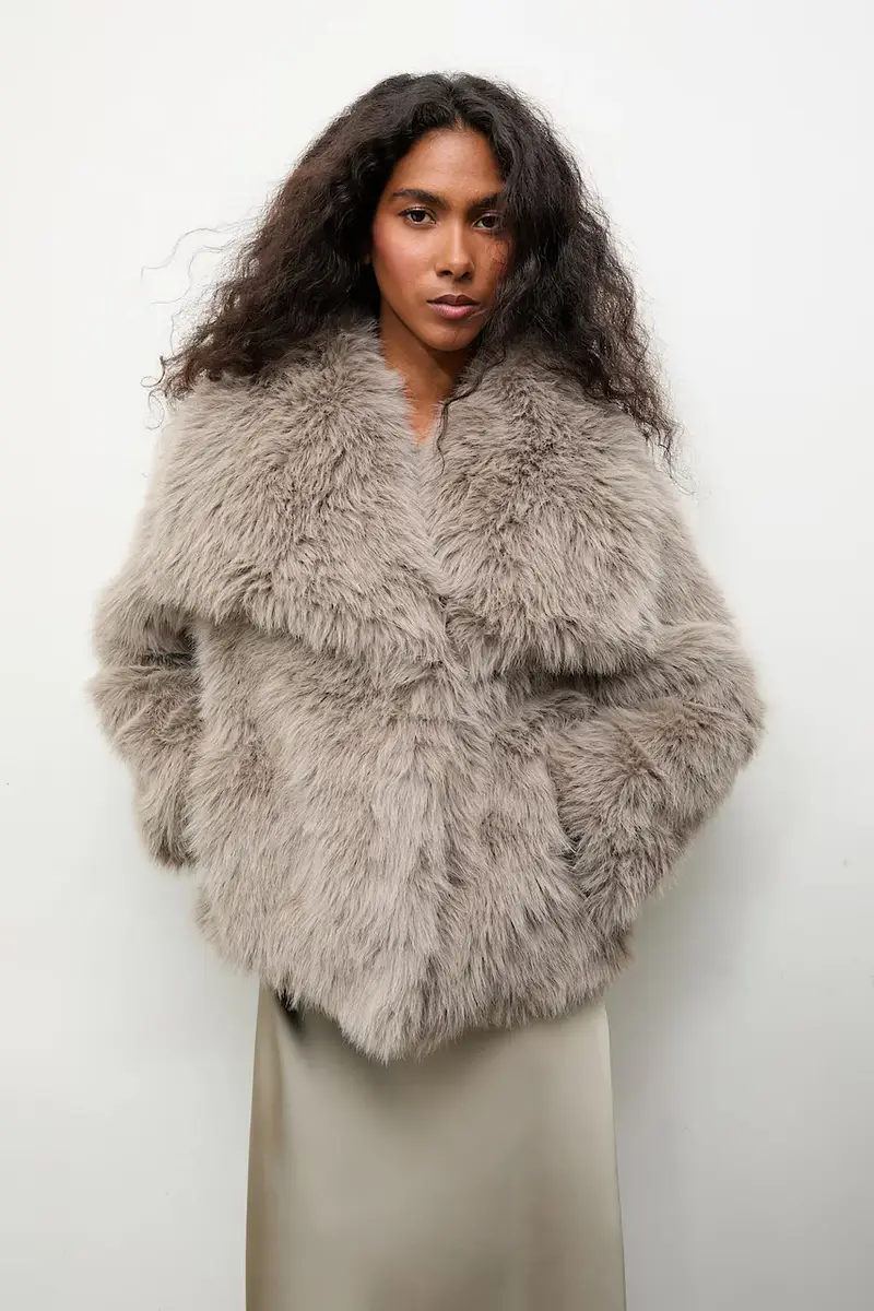 giacca colore grigio miniatura 4