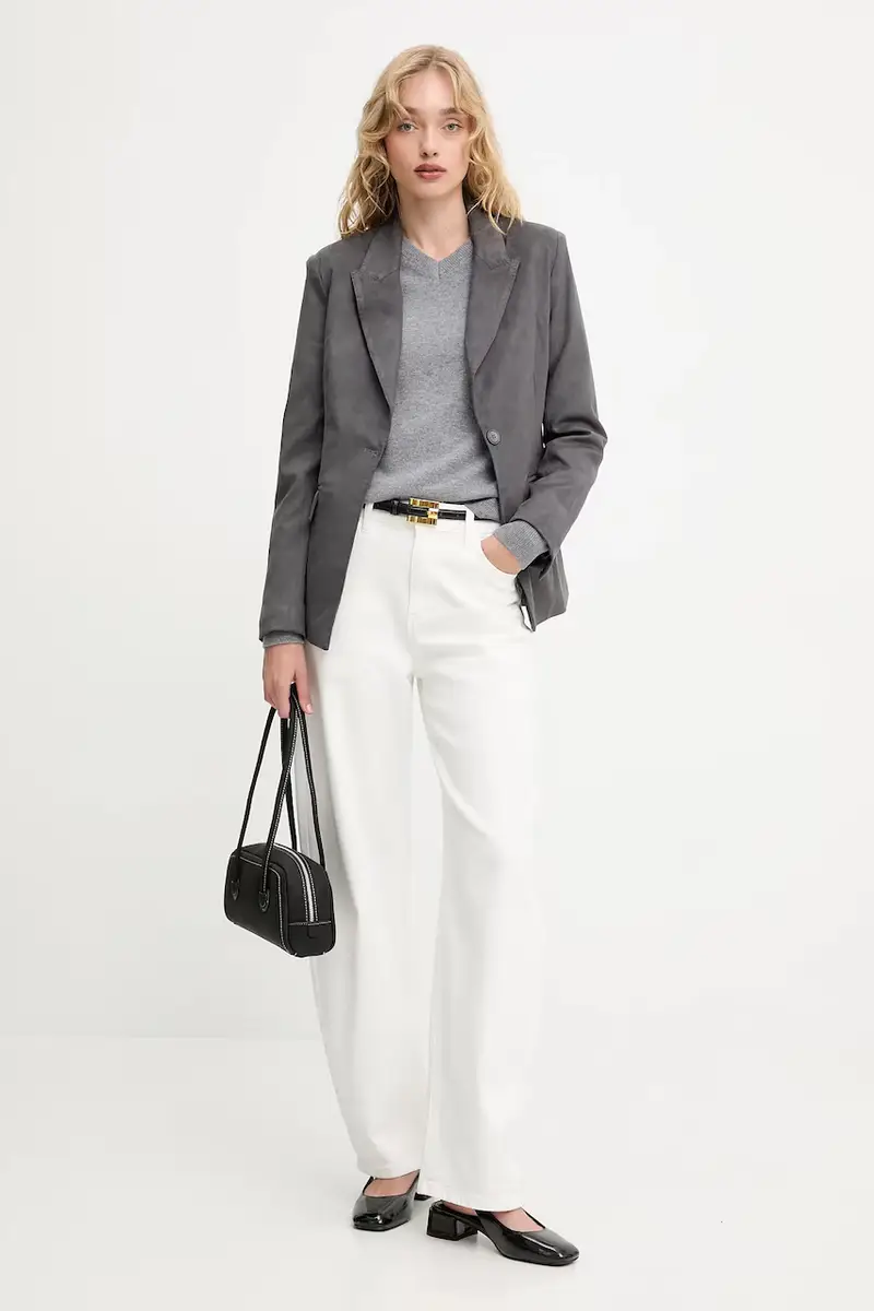 giacca colore grigio miniatura 3