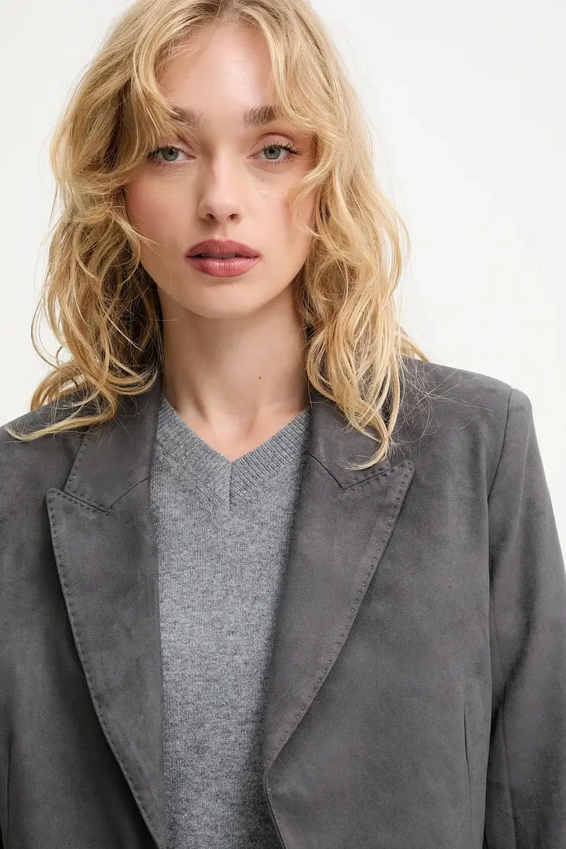 giacca colore grigio miniatura 5