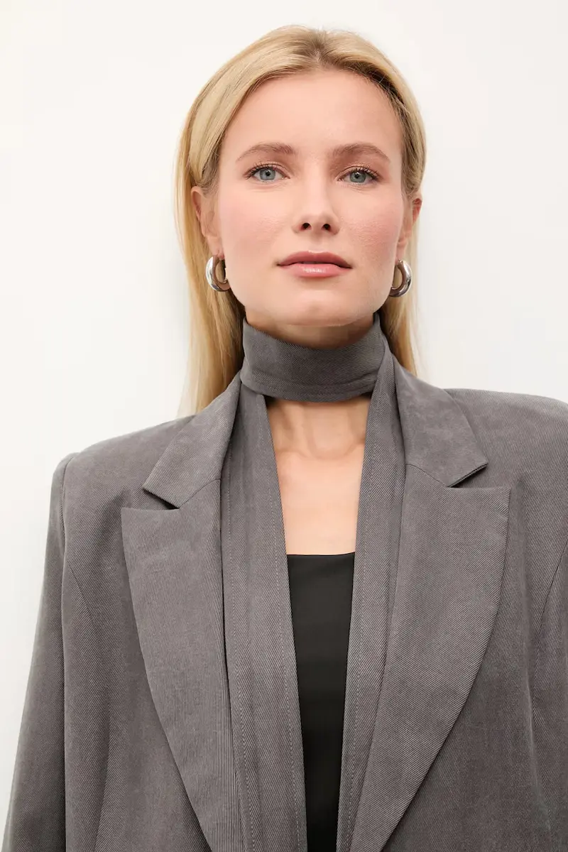 giacca colore grigio miniatura 4