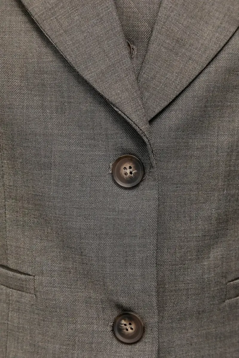 giacca colore grigio miniatura 5