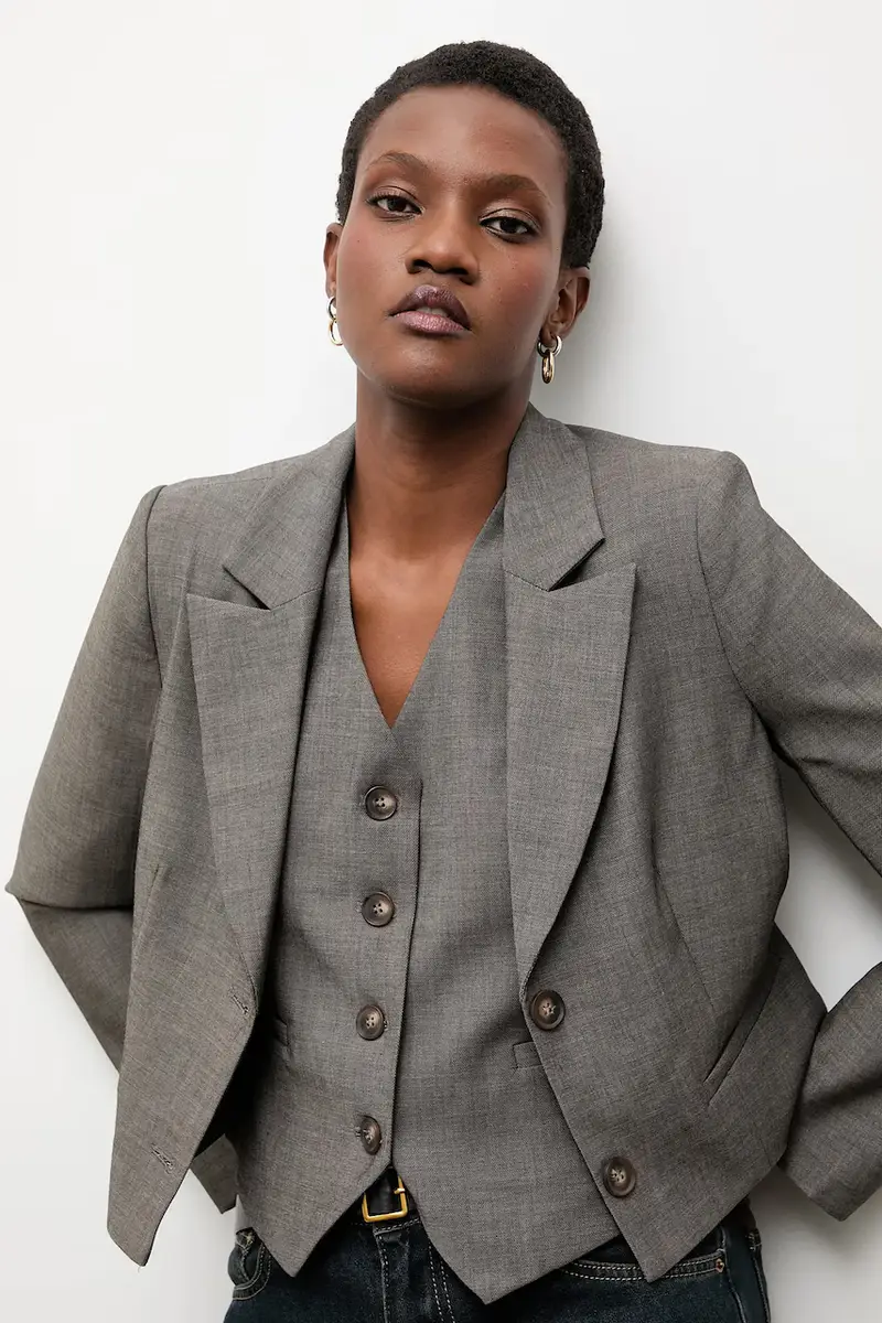 giacca colore grigio