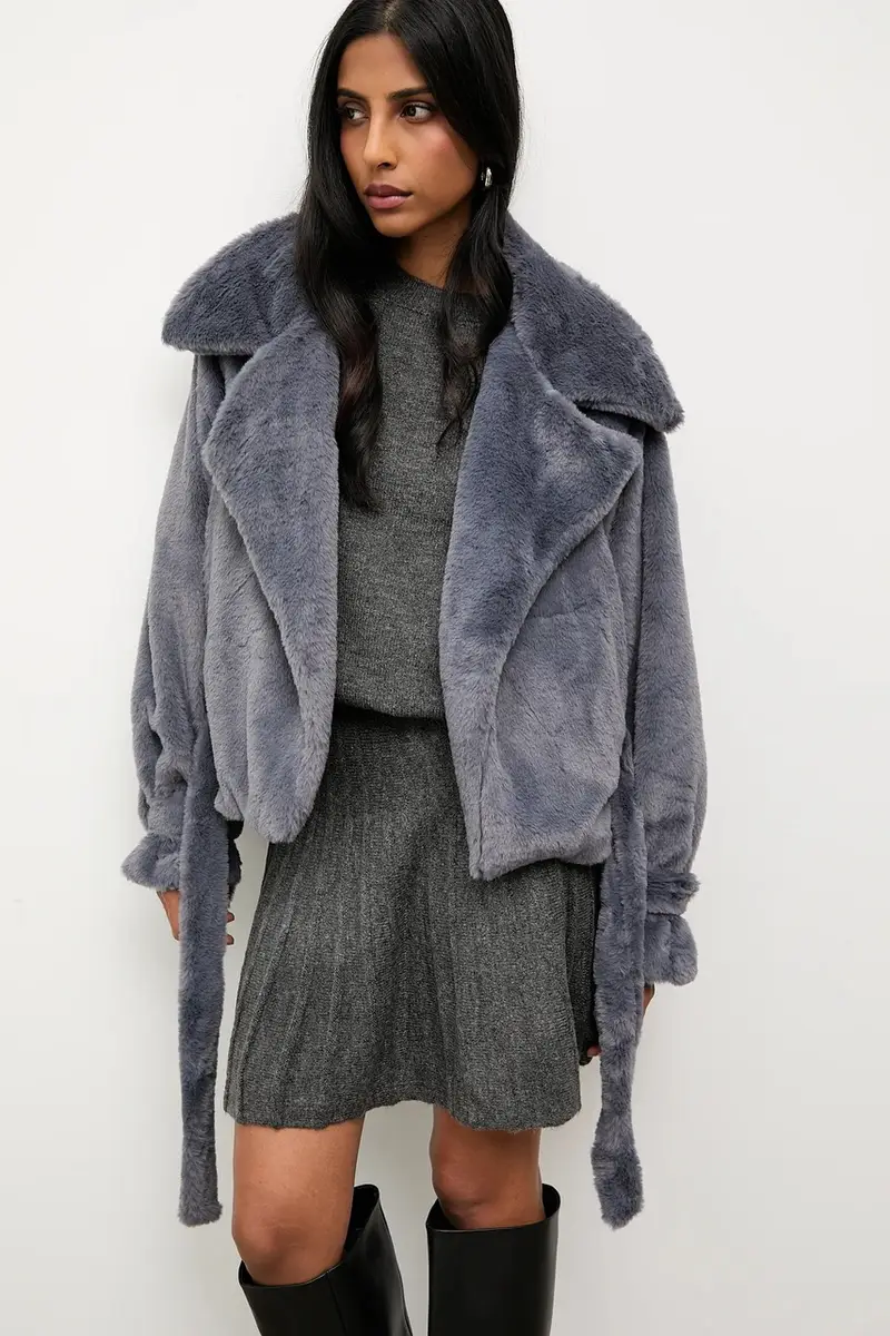 giacca colore grigio miniatura 2