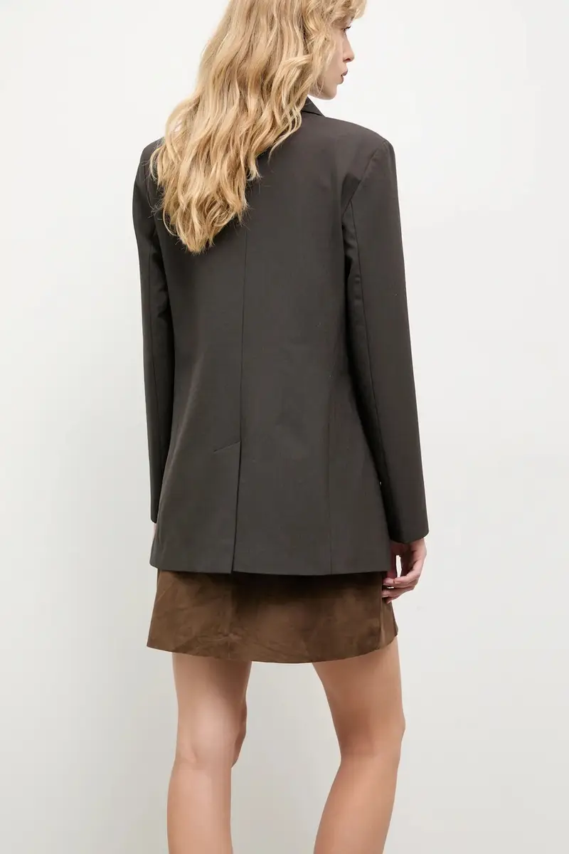 giacca colore grigio miniatura 3