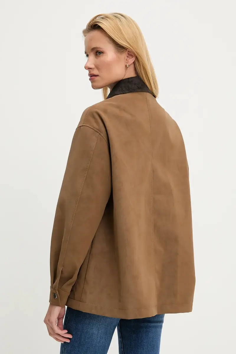 giacca colore marrone miniatura 3