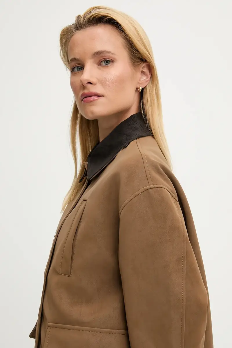 giacca colore marrone miniatura 5