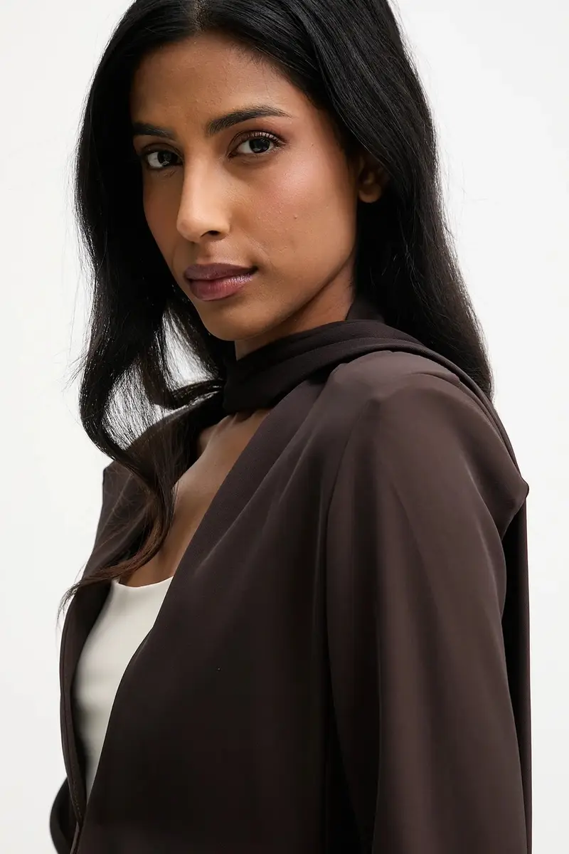 giacca colore marrone miniatura 5