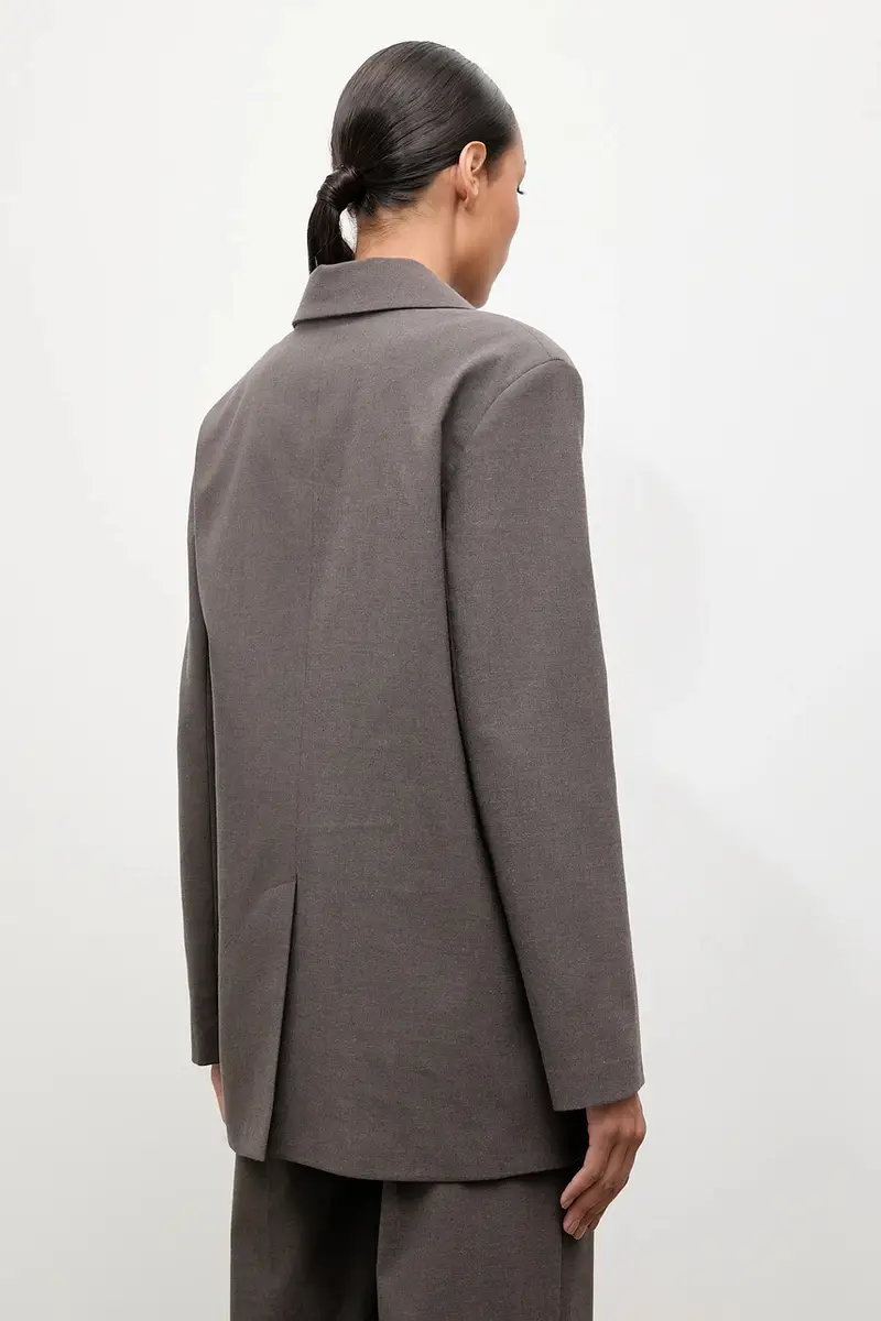 giacca colore marrone miniatura 3