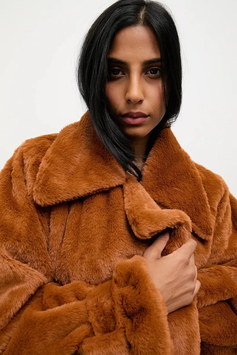 giacca colore marrone miniatura 5