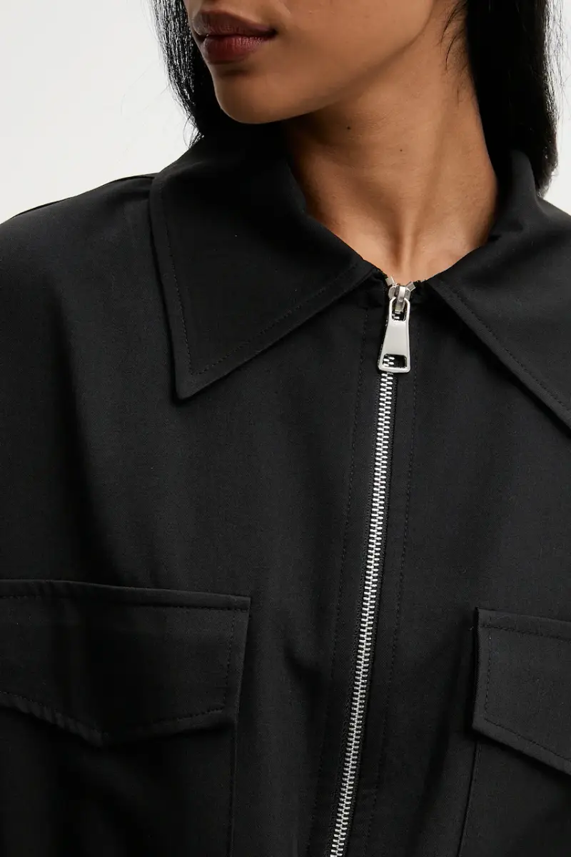 giacca colore nero miniatura 5